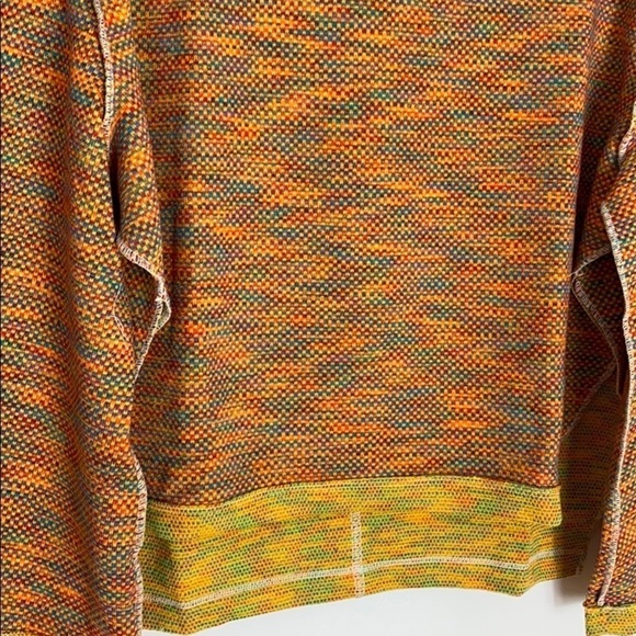 Free People Sunny Days Orange turtleneck top small NWT - Picture 5 of 9